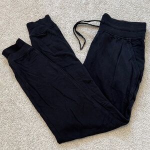 lululemon Warm Down High-Rise Modal Joggers Black Sz6
